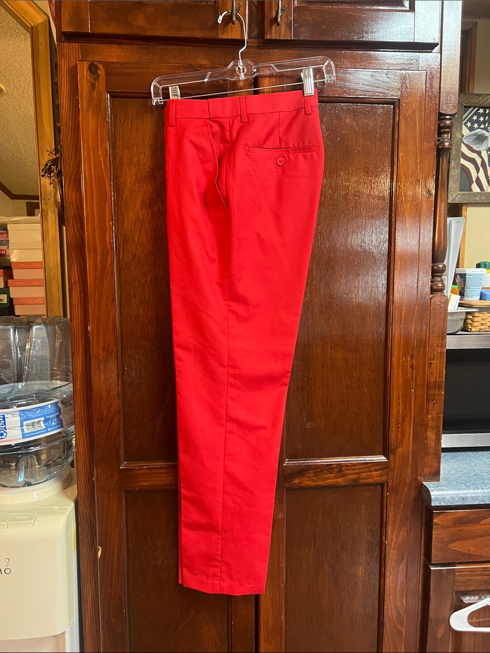Men’s size 30 x 30 red dress pants